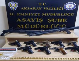 Aksaray İl Emniyet Müdürlüğü Ekipleri Suçlulara göz Açtırmadı